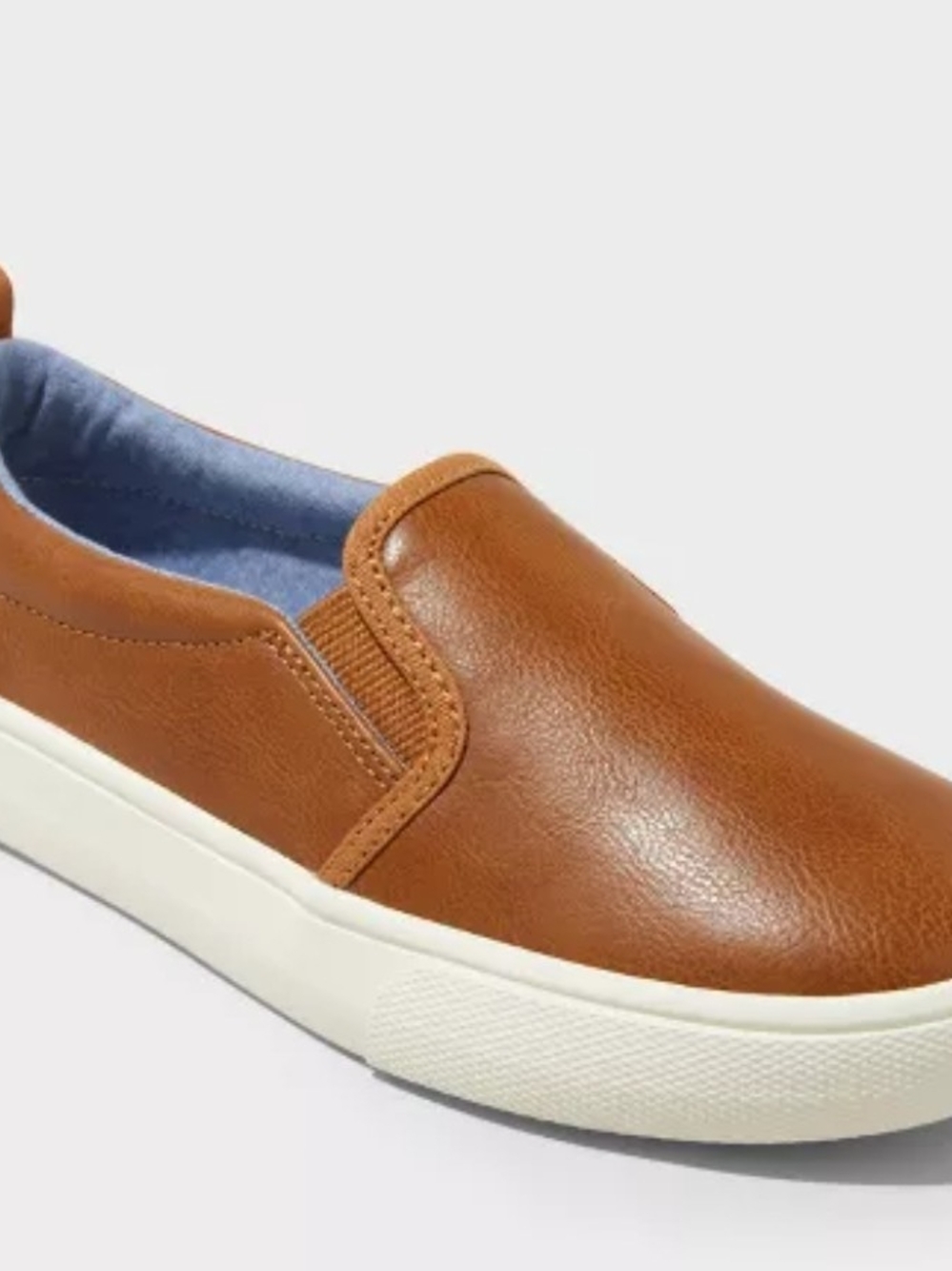 Boys' Rune Slip-On Sneakers - Cat & Jack™ Cognac : Faux Leather